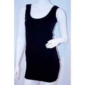 HEIDI KLUM for NEW BALANCE Sport BLACK Knit TANK Ribbed WAIST Yoga ( M )
